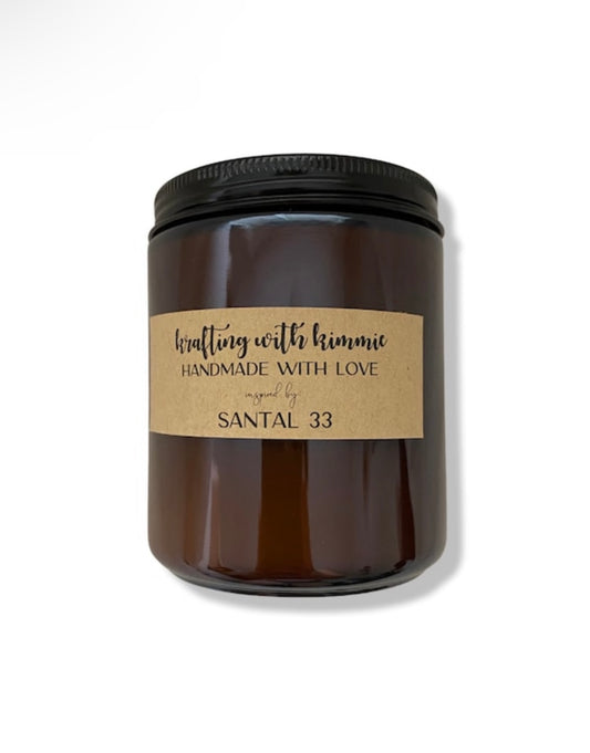 Santal 33 inspired candle