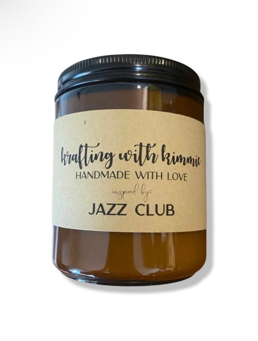 Jazz Club inspired candle