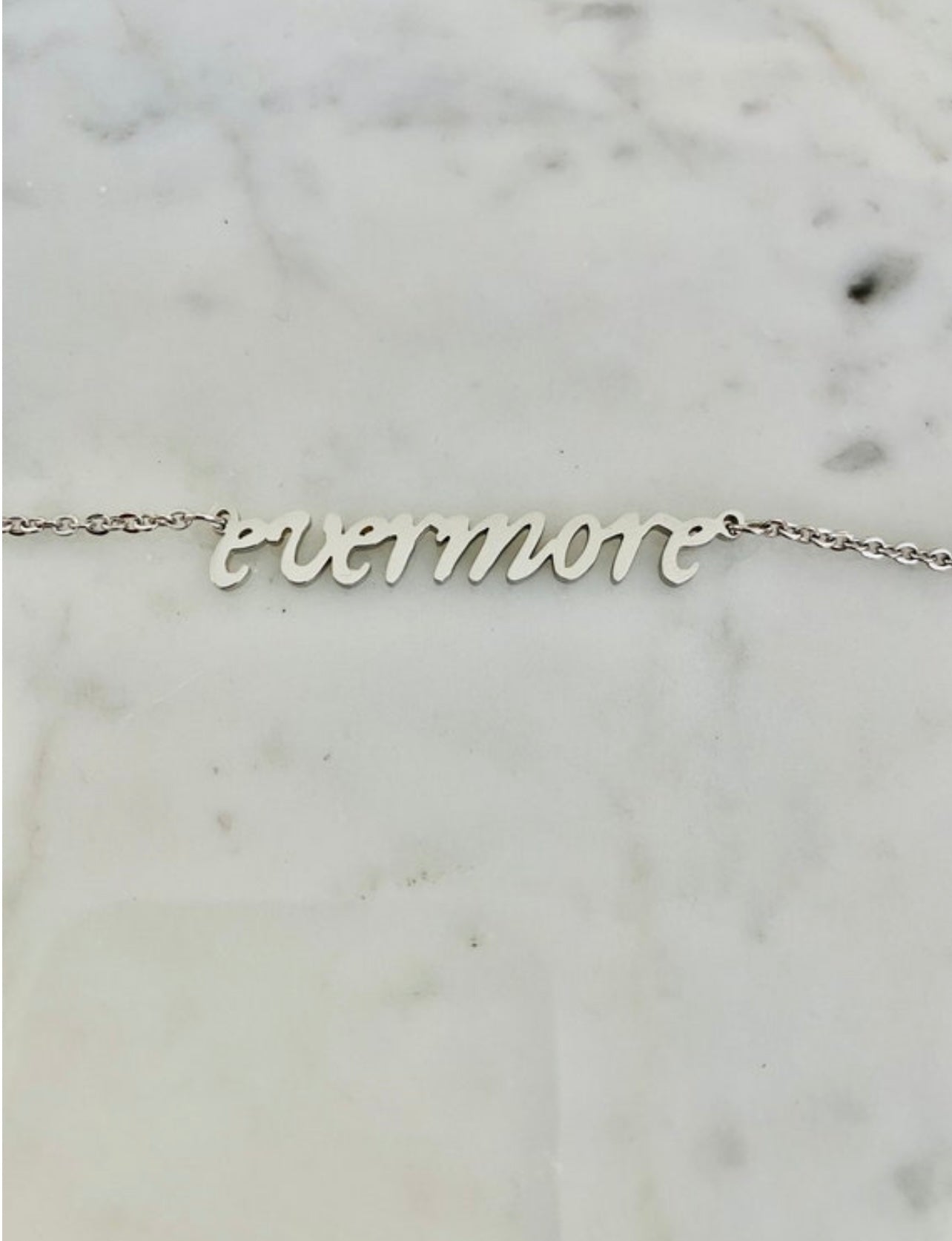 45 cm stainless steel evermore necklace