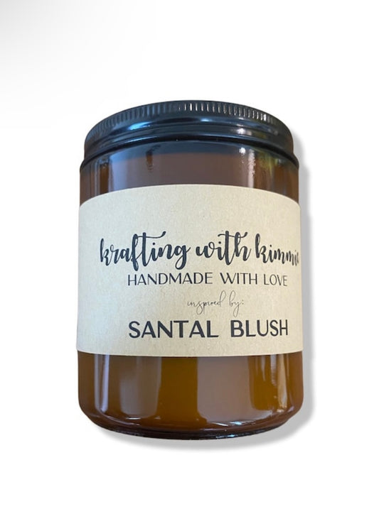 Santal Blush inspired candle